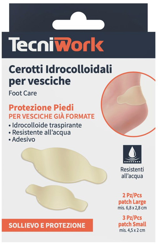 CEROTTI IDROCOLLOIDALI PER VESCICHE 5 PEZZI - farmagiri