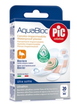 CEROTTO PIC AQUABLOC MIX ANTIBATTERICO 20 PEZZI - farmagiri
