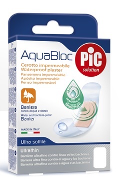 CEROTTO PIC AQUABLOC CM10X8 ANTIBATTERICO 5 PEZZI - farmagiri