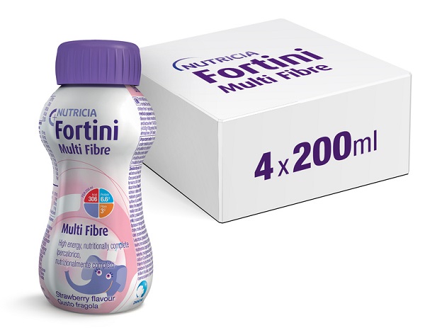 FORTINI MULTI FIBRE GUSTO FRAGOLA 200 ML - farmagiri