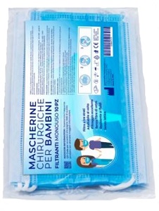 MASCHERINA CHIRURGICA BIMBO 10 PEZZI - farmagiri
