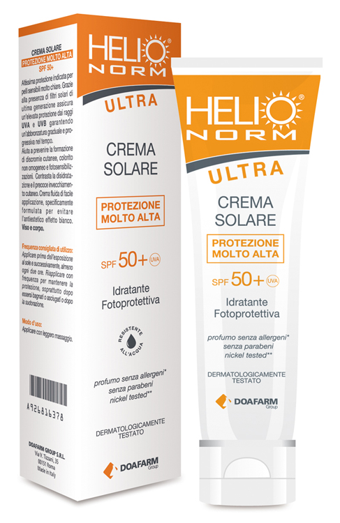 HELIO NORM ULTRA CREMA SOLARE SPF 50+ 100 ML - farmagiri