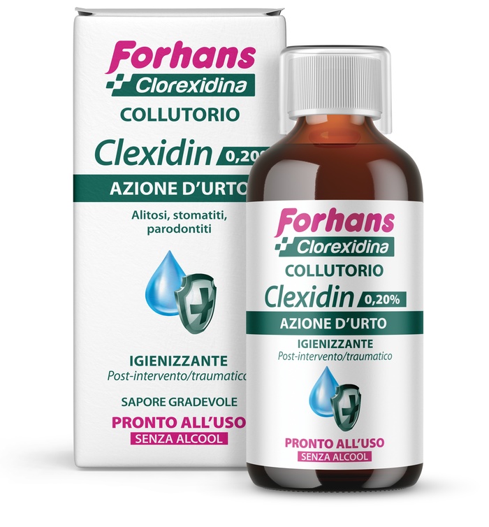 FORHANS CLEXIDIN 0,20 SENZA ALCOOL 200 ML - farmagiri