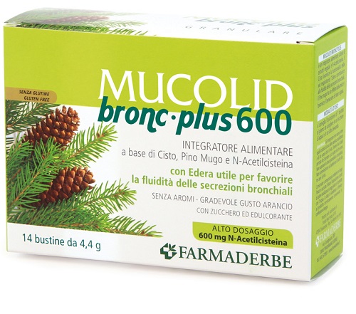 MUCOLID BRONC PLUS 600 14 BUSTINE - farmagiri
