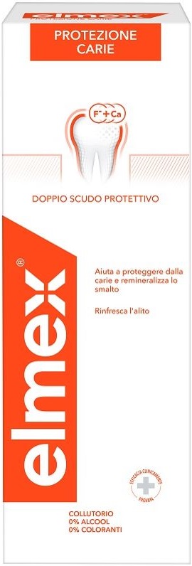 ELMEX PROTEZIONE CARIE COLLUTORIO FLUORURO AMMINICO 400 ML - farmagiri