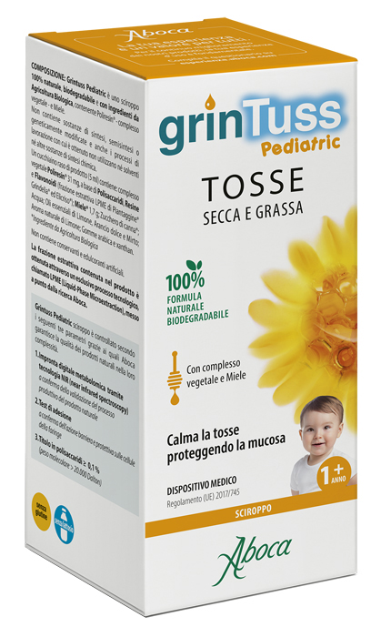 GRINTUSS PEDIATRIC SCIROPPO 180 G - farmagiri