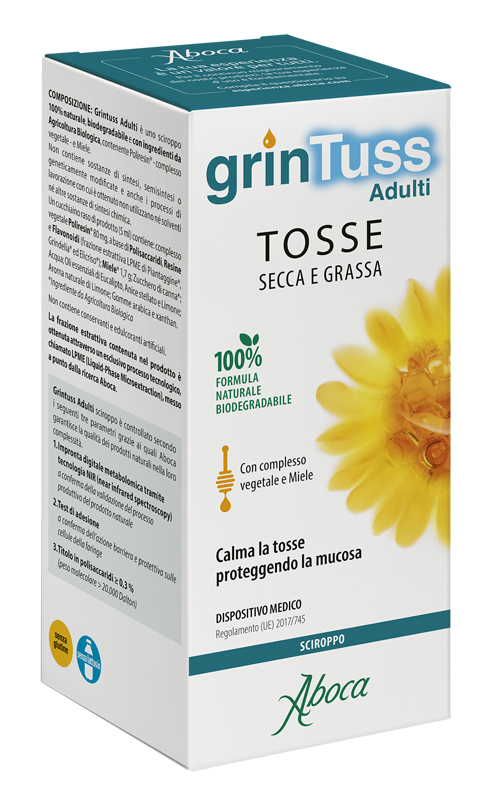 GRINTUSS ADULTI SCIROPPO 180 G - farmagiri