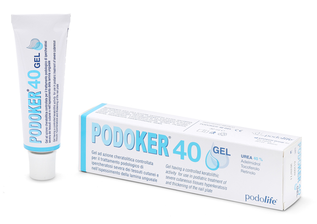 PODOKER 40 GEL AZIONE CHERATOLITICA TUBO DA 30 ML CON APPLICATORE - farmagiri
