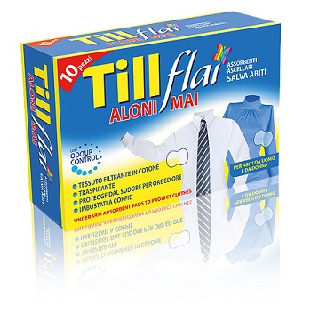 TILL FLAI ASSORBENTI ASCELLARI NUOVO ADESIVO 10 PEZZI - farmagiri