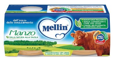 MELLIN OMOGENEIZZATO MANZO 2X120 G - farmagiri