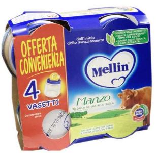 MELLIN OMOGENEIZZATO MANZO 4X80 G - farmagiri