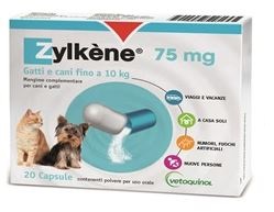 ZYLKENE CANI E GATTI FINO A 10KG 20 CAPSULE 75 MG - farmagiri