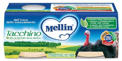 MELLIN OMOGENEIZZATO TACCHINO 2 X 80 G - farmagiri