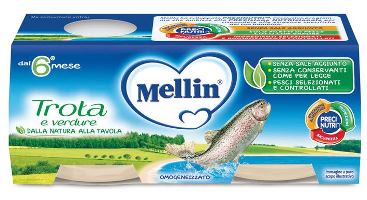 MELLIN OMOGENEIZZATO TROTA 2 X 80 G - farmagiri