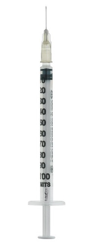 SIRINGA PER INSULINA EXTRAFINE 1ML 100 UI AGO REMOVIBILE 27 GAUGE 0,40X12 MM 1 PEZZO - farmagiri