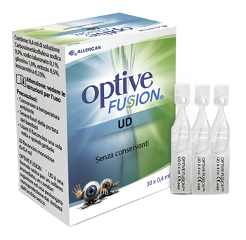OPTIVE FUSION UD SOLUZIONE OFTALMICA STERILE 30 FLACONCINI MONODOSE 0,4 ML - farmagiri