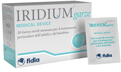 IRIDIUM GARZA OCULARE MEDICATA IN TESSUTO NON TESSUTO 20 PEZZI - farmagiri