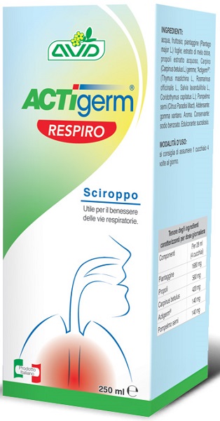ACTIGERM RESPIRO SCIROPPO 250 ML - farmagiri
