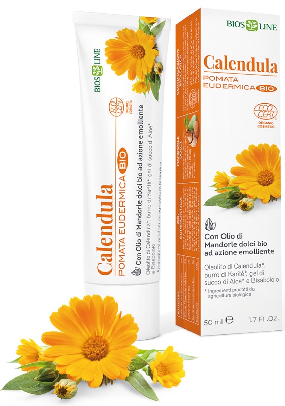 BIOSLINE CALENDULA POMATA EUDERMICA BIO 50 ML - farmagiri