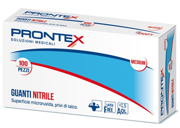PRONTEX GUANTO IN NITRILE SENZA POLVERE PICCOLO 6/7 100 PEZZI - farmagiri