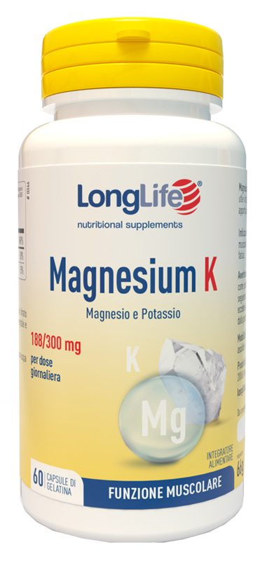 LONGLIFE MAGNESIUM K 60 CAPSULE - farmagiri