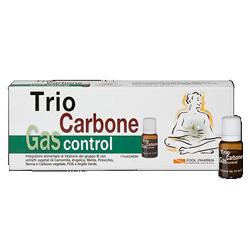 TRIOCARBONE GAS CONTROL 7 FLACONCINI 10 ML - farmagiri