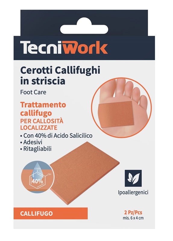 CEROTTI CALLIFUGHI IN STRISCIA CONFEZIONE DA 2 PEZZI - farmagiri