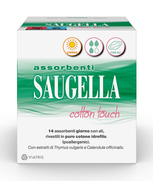 SAUGELLA COTTON TOUCH ASSORBENTI GIORNO 14 PEZZI TAGLIO PREZZO - farmagiri