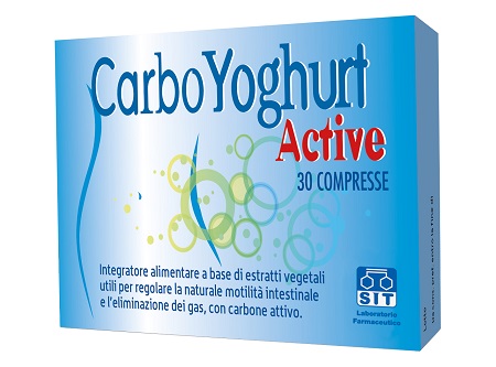 CARBOYOGHURT ACTIVE 30 COMPRESSE - farmagiri