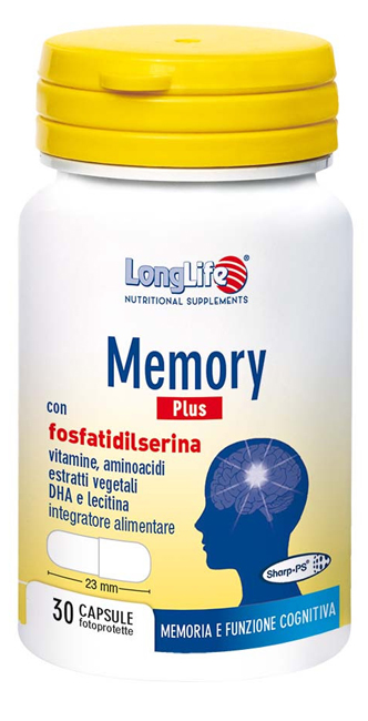 LONGLIFE MEMORY PLUS 30 CAPSULE FOTOPROTETTE - farmagiri