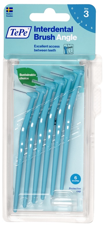 TEPE ANGLE SCOVOLINO BLU 0,6MM 6 PEZZI - farmagiri