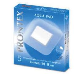 GARZA COMPRESSA PRONTEX AQUA PAD 10X8CM 5 PEZZI - farmagiri