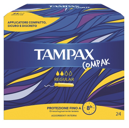 TAMPAX COMPAX REGULAR 24 PEZZI - farmagiri