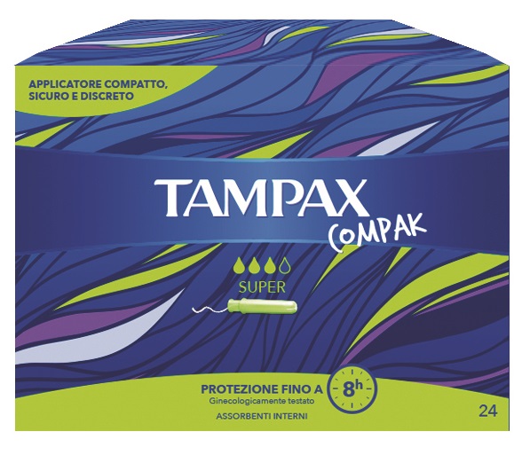 TAMPAX COMPAK SUPER 24 PEZZI - farmagiri