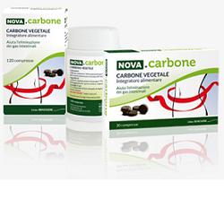 NOVA CARBONE VEGETALE 120 COMPRESSE - farmagiri