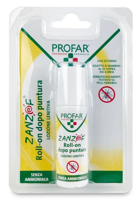 ZANZOF LOZIONE POST PUNTURA SENZA AMMONIACA ROLL-ON 20 ML PROFAR - farmagiri