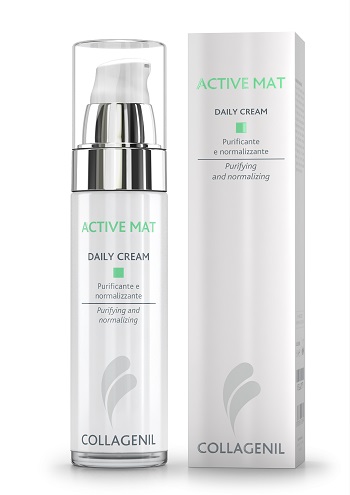 COLLAGENIL ACTIVE MAT DAILY CREAM SEBOREGOLATRICE/PURIFICANTE PER LA PELLE DEL VISO FLACONE 50 ML - farmagiri