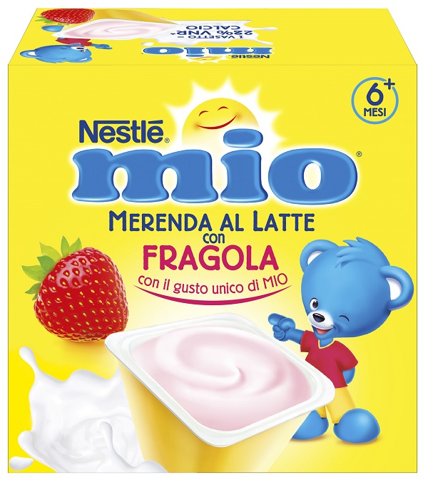 MIO MERENDA FRAGOLA 4 X 100 G - farmagiri