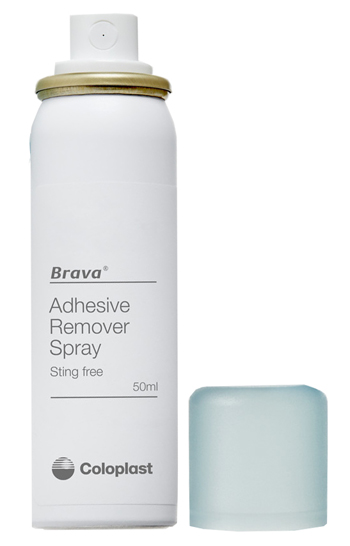 BRAVA SPRAY REMOVER PER DISTACCO DOLCE ADESIVI E DISPOSITIVI PER STOMIA 50 ML - farmagiri