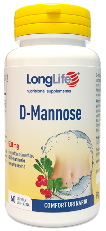 LONGLIFE D-MANNOSE 60 CAPSULE - farmagiri