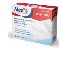 GARZA COMPRESSA MEDS 12/8 36X40CM 12 PEZZI - farmagiri