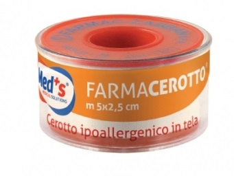 CEROTTO MEDS IPOALLERGENICO TELA 500X2,5 CM SSR - farmagiri