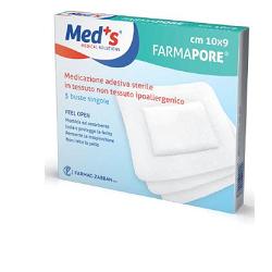 MEDICAZIONE ADESIVA MEDS 10X9 CM 5 PEZZI - farmagiri