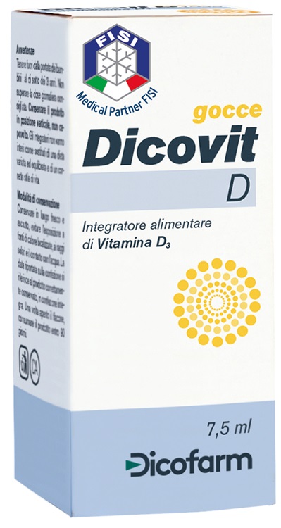 DICOVIT D VITAMINA D3 7,5 ML - farmagiri