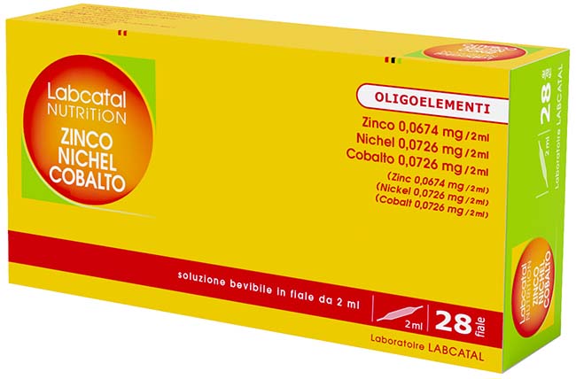 LABCATAL NUTRITION ZINCO/NICHEL/COBALTO 28 FIALE 2 ML - farmagiri