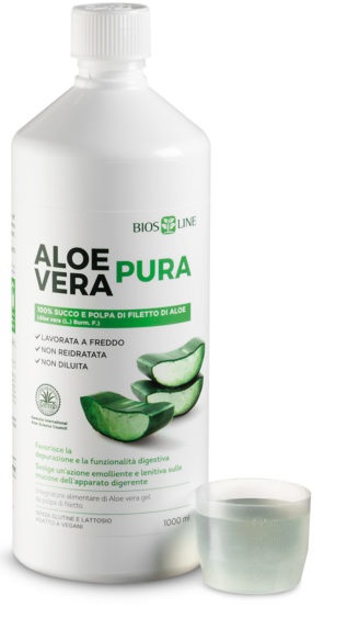 BIOSLINE ALOE VERA SUCCO POLPA 1 LITRO - farmagiri