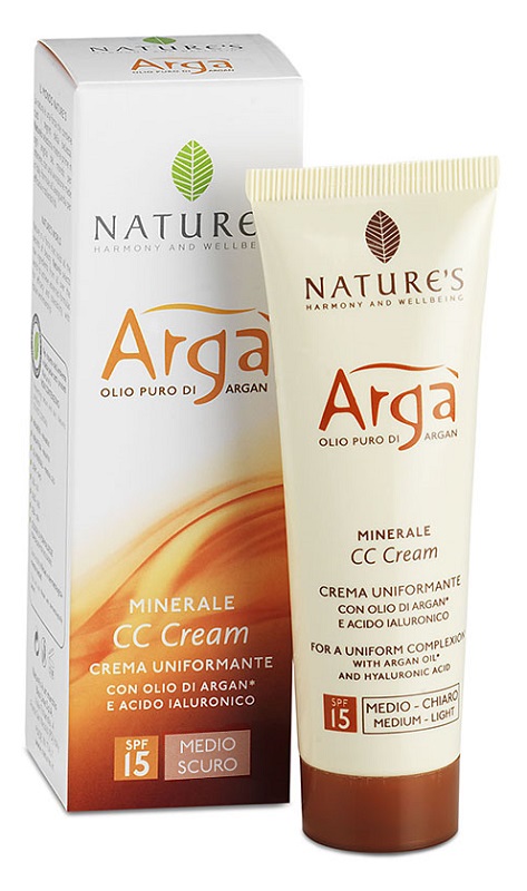 ARGA' CC CREAM VISO MEDIO SCURA 50 ML NATURE'S - farmagiri