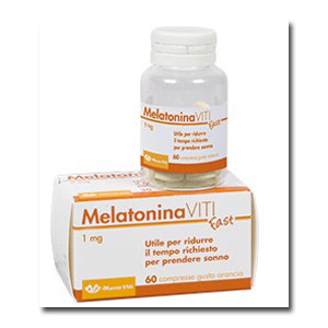 MELATONINA VITI FAST 1MG 60 COMPRESSE GUSTO ARANCIA - farmagiri