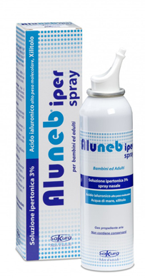 ALUNEB SOLUZIONE IPERTONICA 3% SPRAY NASALE 125 ML - farmagiri