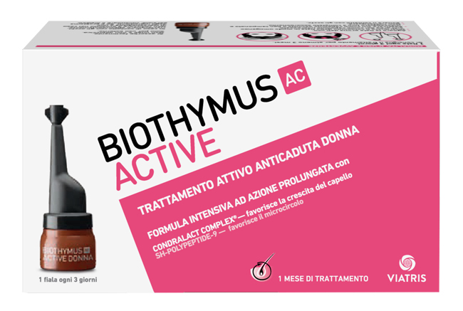 BIOTHYMUS AC ACTIVE TRATTAMENTO ATTIVO ANTICADUTA DONNA 10 FIALE - farmagiri